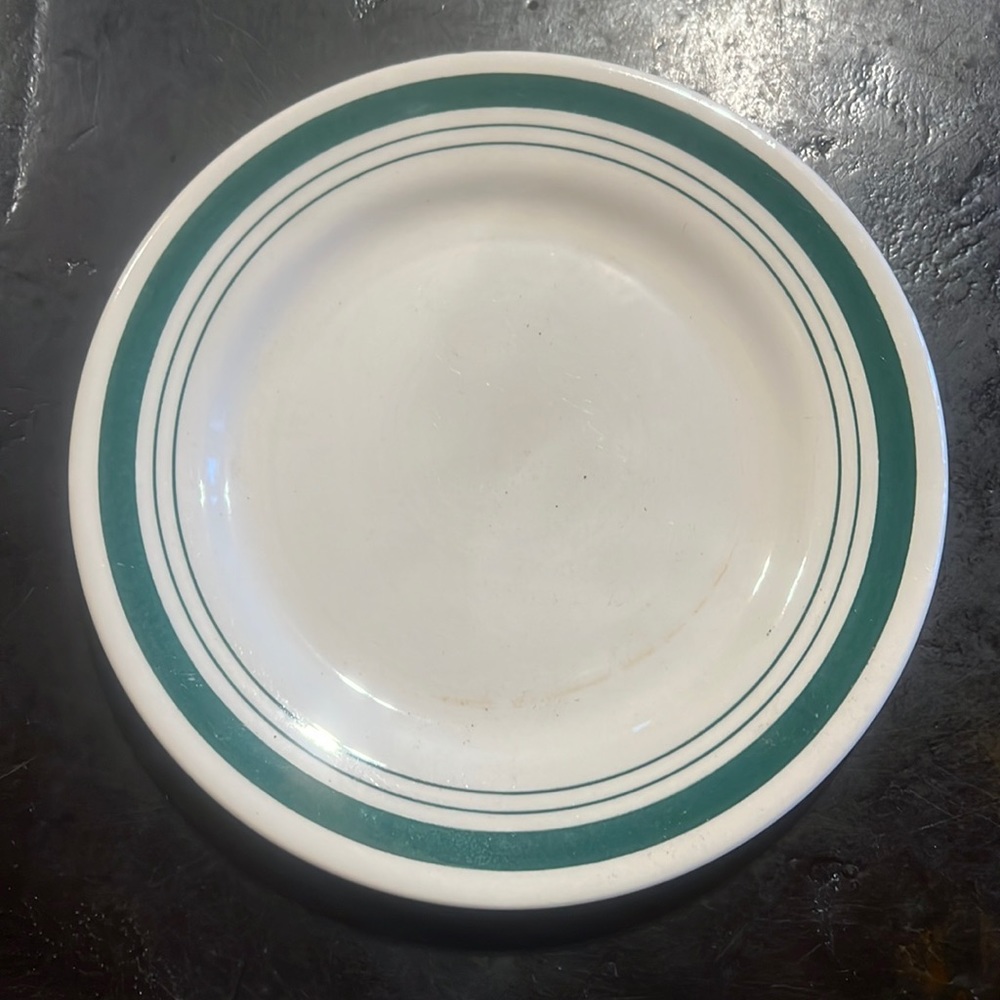 Vintage Oxford 4901 Brazil Salad Plates - set of 4 small chip on each one